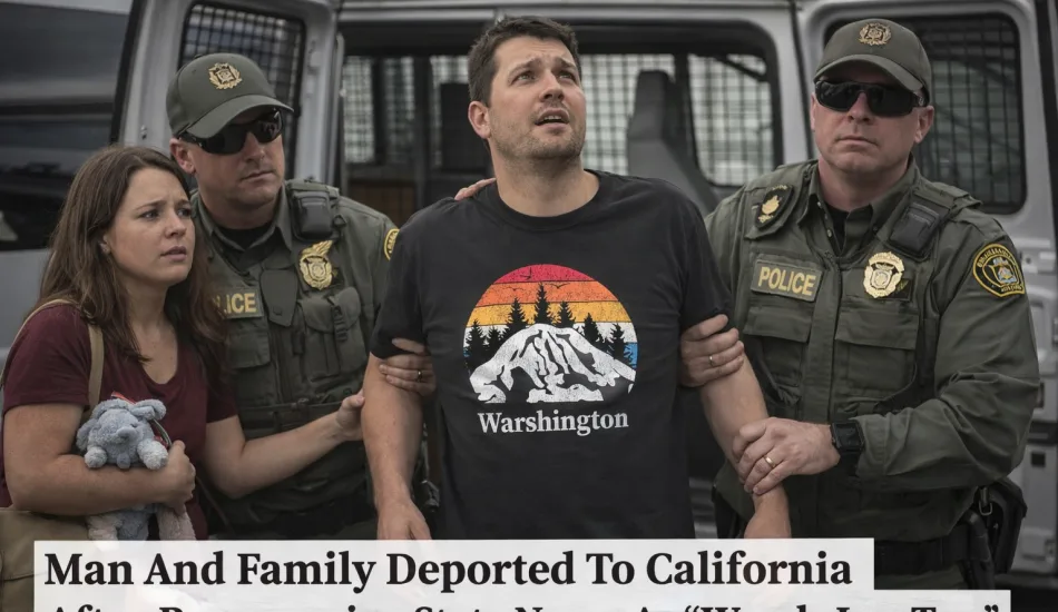 Local Family Deported To California After Repeatedly Saying “Warsh-Ing-Ton