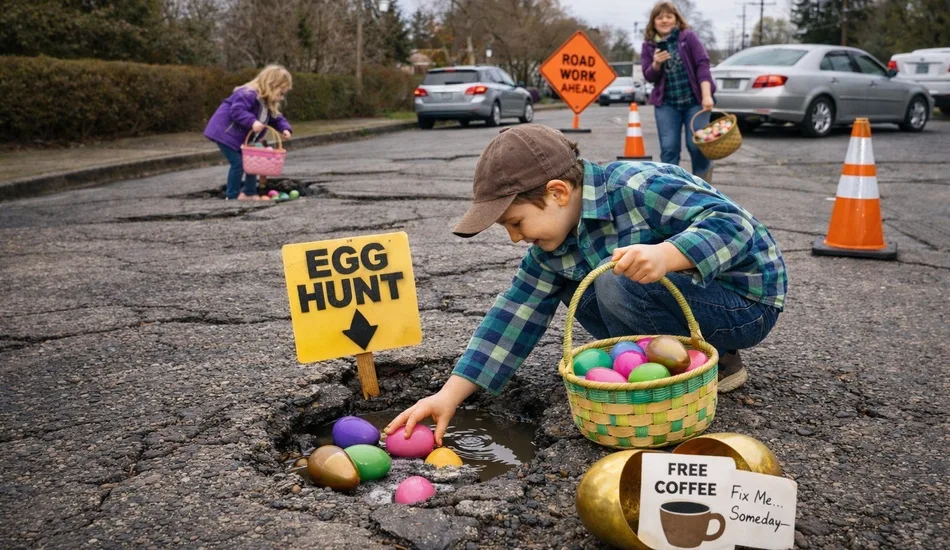 City Of Centralia Easter Celebration To Include Hiding Eggs In Potholes