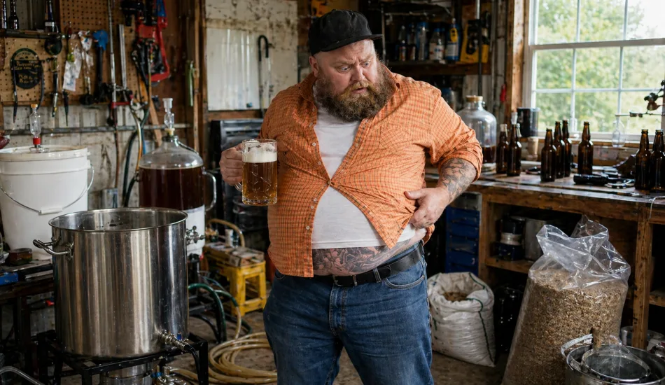 Dad Surprised To Learn All His Clothes Are Shrinking After Picking Up New Homebrew Hobby