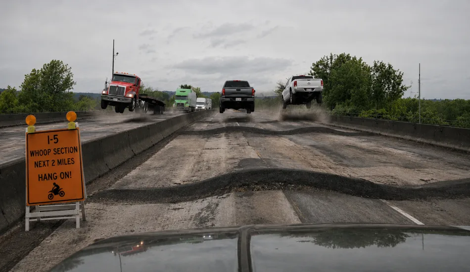 Chehalis Drivers Thrilled After I-5 Construction Zone Adds Surprise Whoop Section To Morning Commute