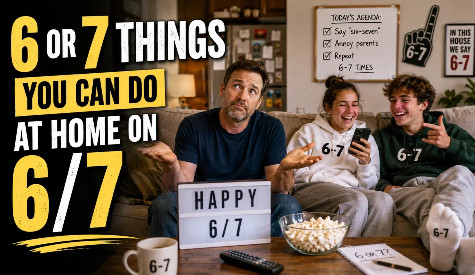 6 or 7 Things You Can Do at Home on 6/7