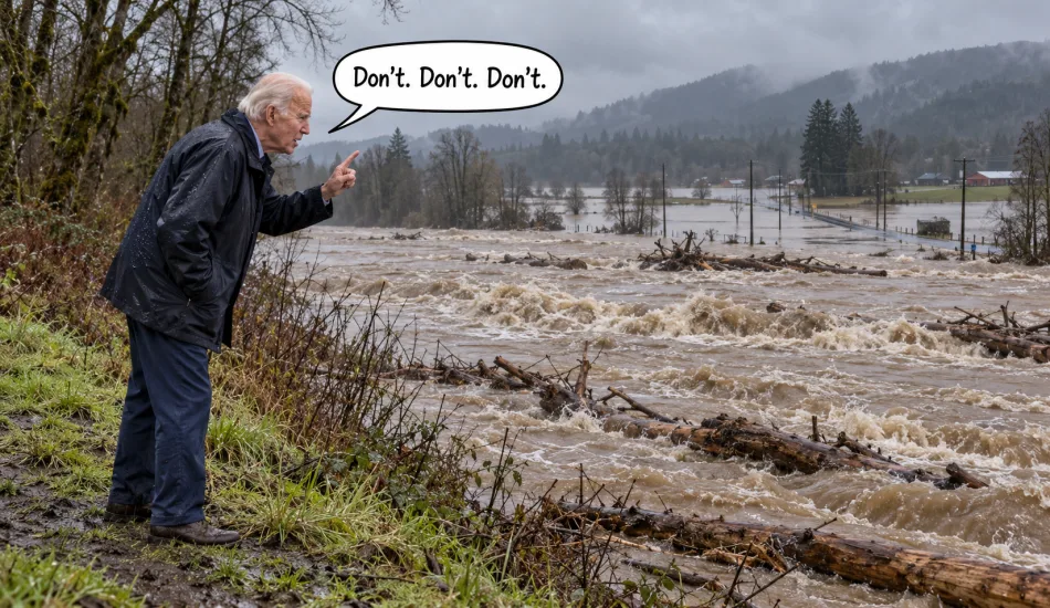Lewis County Exhausts Flood-Control Options, Asks Joe Biden to Tell River “Don’t”