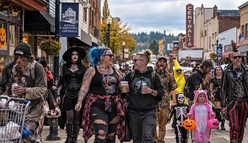 Centralia Halloween Parade Allows Residents to Dress Strangely on Purpose for Once