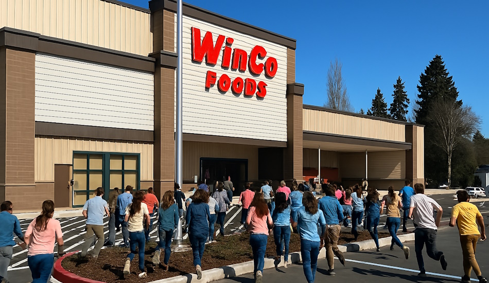 Mass Hysteria Erupts in Centralia as WinCo Foods Opens 24/7 as Walmart Scrambles to Hold the Line