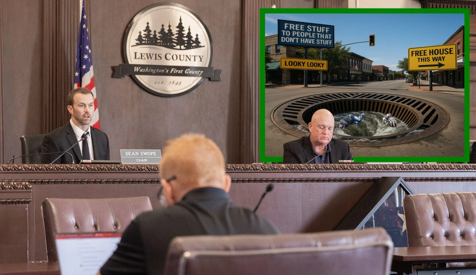 Lewis County Commissioners Turn to Giant Catch Basin to Address Homeless Crisis
