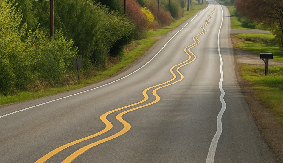 Napavine Residents Warned to “Brace for Chaos” as Road Striping Season Looms Like a Hungover Picasso