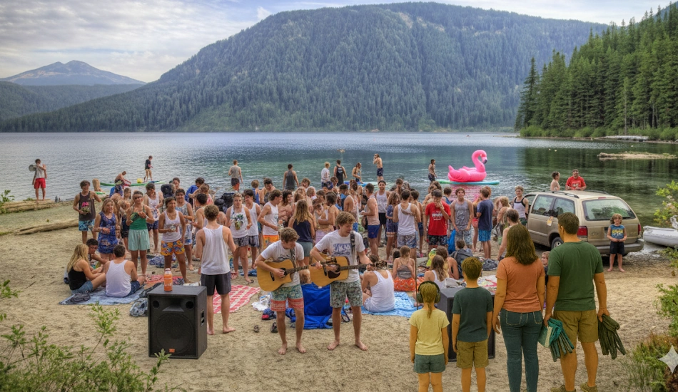 Family’s End-Of-Summer Trip To Walupt Lake Turns Out To Be A Full-Blown College Party Hangout