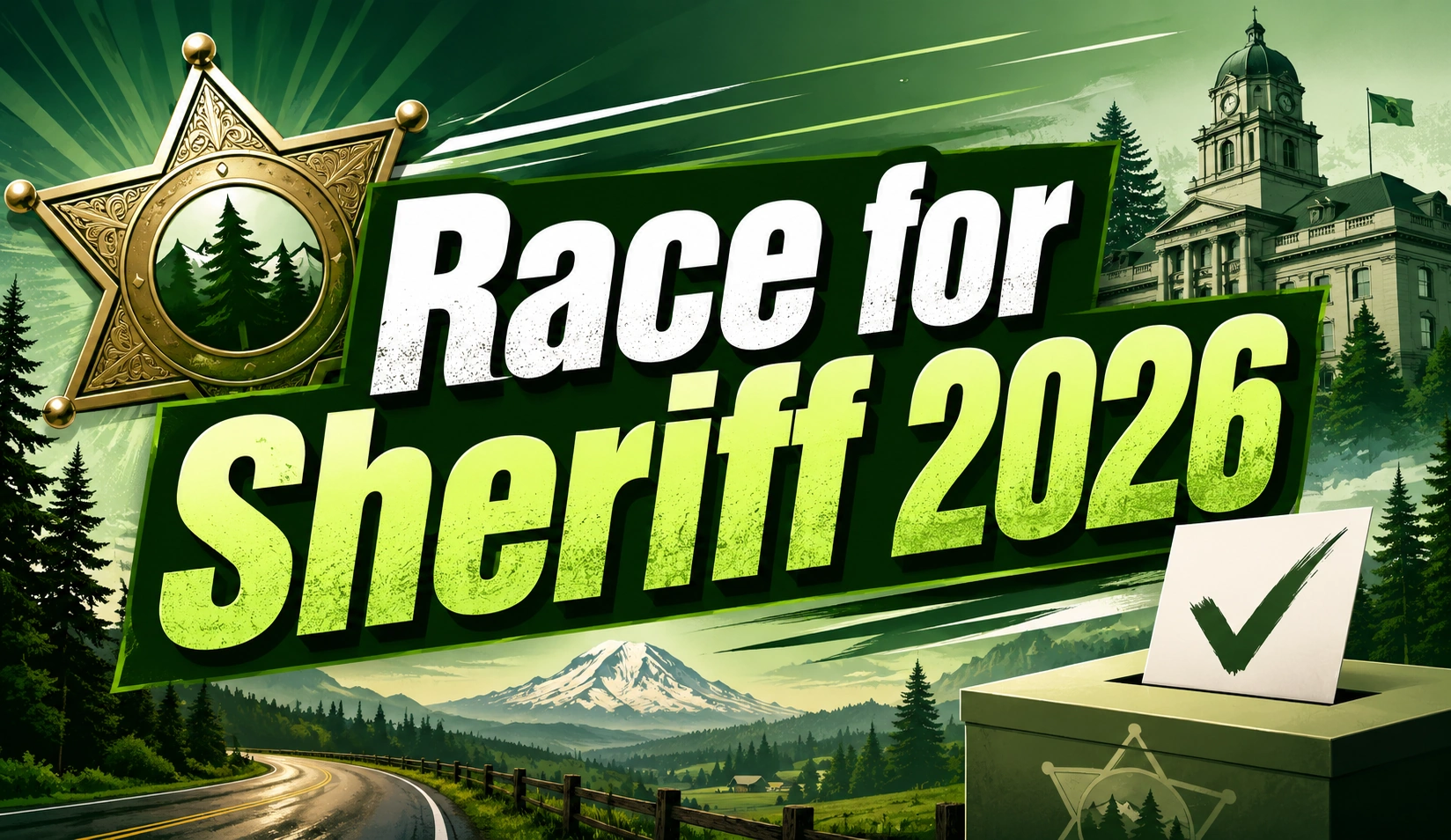 Race for Sheriff 2026 banner